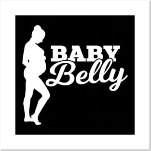 Baby Belly Funny Pregnancy T-Shirt Women Tshirt Posters and Art